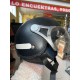 CASCO JET DE PIEL NEGRO