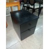 CAJONERA CON LLAVE DE MADERA NEGRA