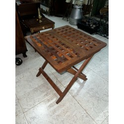 MESA AUXILIAR DE MADERA TECA