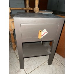 MESITA DE MADERA MEXICANA GRIS