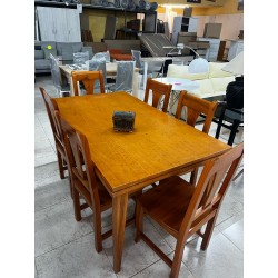 CONJUNTO MESA + 6 SILLAS