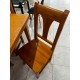 CONJUNTO MESA + 6 SILLAS MADERA