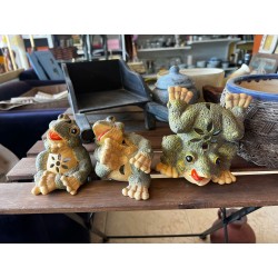 CONJUNTO 3 RANAS PORTAVELAS